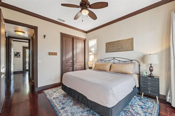 Bedroom, Interior, Wood Texture Flooring