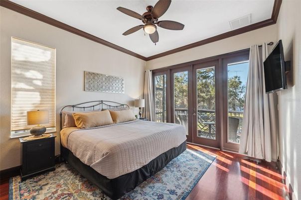 Bedroom, Interior, Wood Texture Flooring
