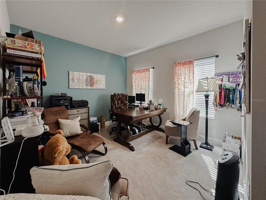 Home Office, Interior, Recessed Lighting