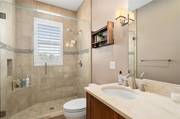 Bathroom, Glass Shower, Interior