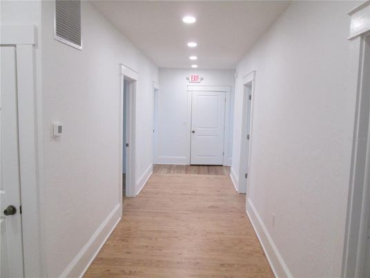 Interior, Recessed Lighting, Wood Texture Flooring