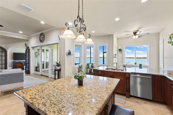 Chandelier, Interior, Kitchen, Recessed Lighting, Water