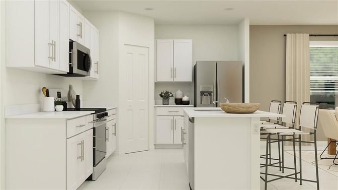 Interior, Kitchen, Recessed Lighting