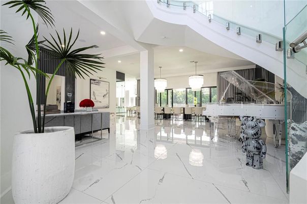Interior, Marble, Pendant Lights, Recessed Lighting