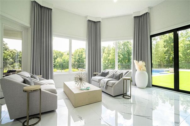 Interior, Living room, Marble, Recessed Lighting
