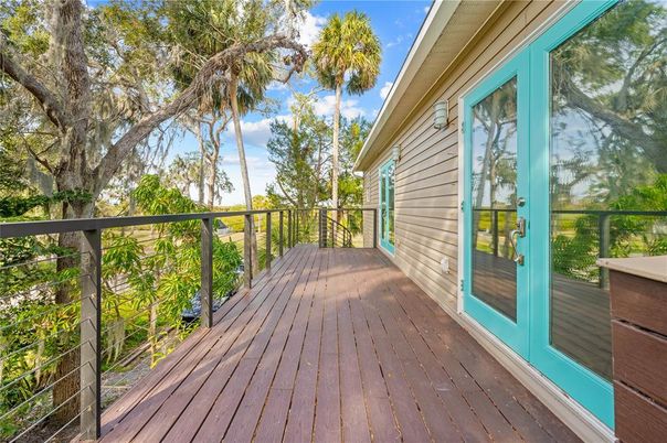 Exterior, Wood Texture Flooring