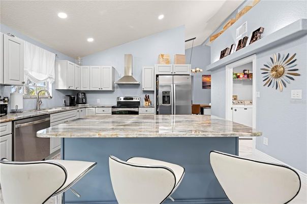 Interior, Kitchen, Recessed Lighting, Stainless Steel Appliances