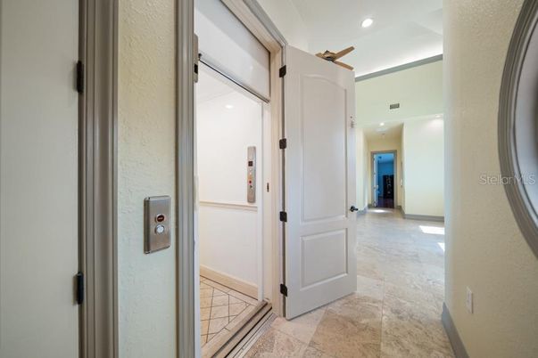 Elevator, Interior, Recessed Lighting