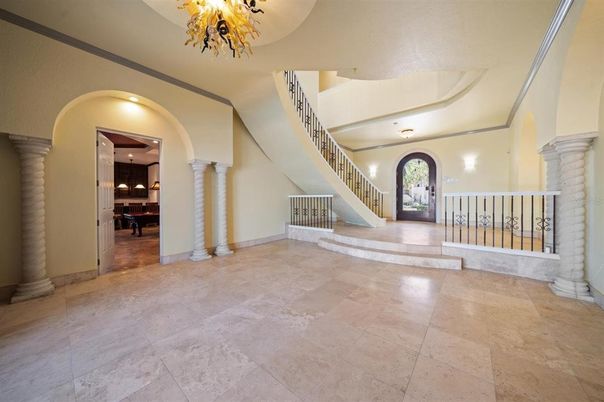 Chandelier, Interior, Recessed Lighting