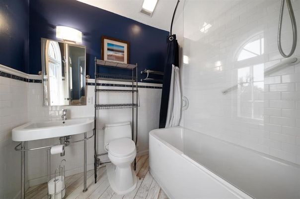 Bathroom, Free Standing Baths, Interior, Wood Texture Flooring