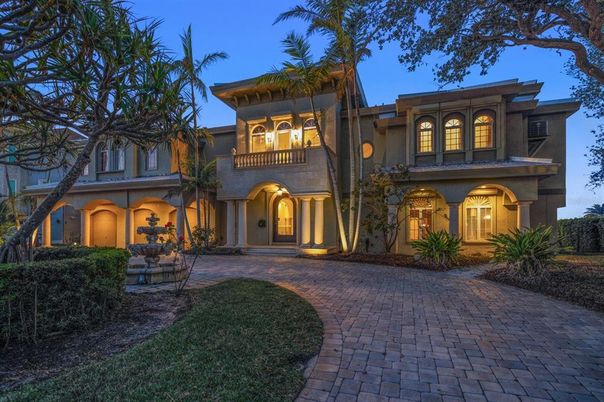 Backyard, Exterior, Facade, Mediterranean