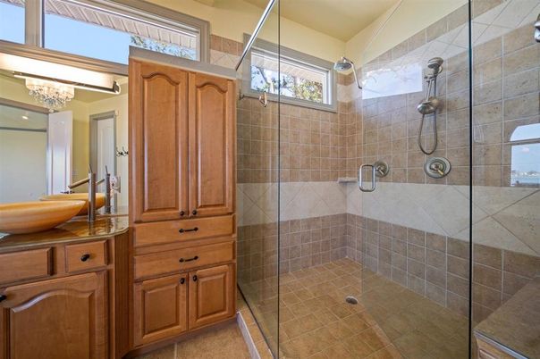 Bathroom, Glass Shower, Interior