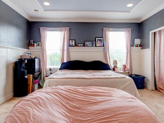 Bedroom, Interior, Recessed Lighting