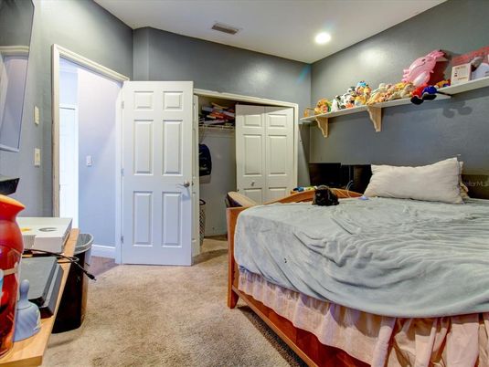 Bedroom, Interior, Recessed Lighting
