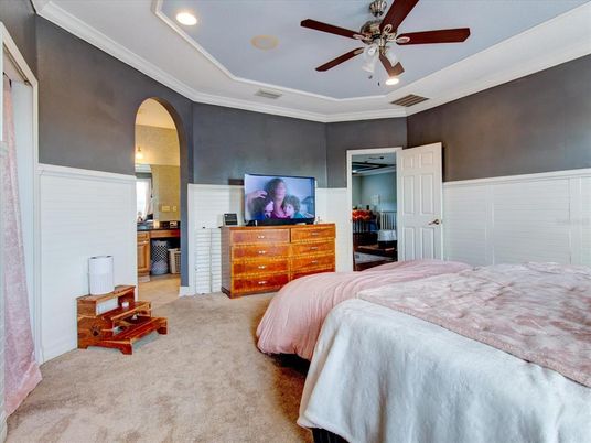 Bedroom, Interior, Recessed Lighting