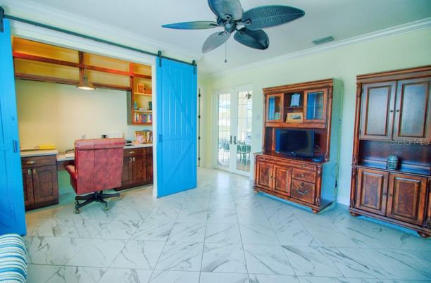Home Office, Interior, Marble