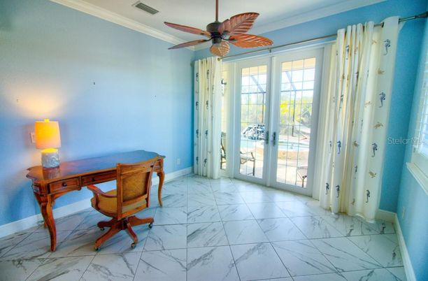 Home Office, Interior, Marble