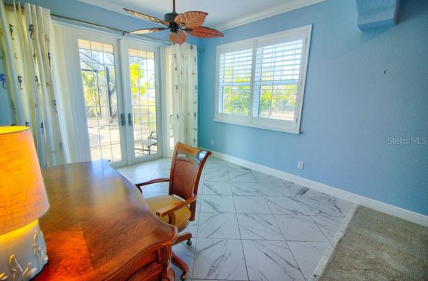 Home Office, Interior, Marble