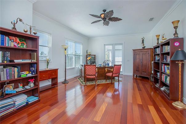 Home Office, Interior, Wood Texture Flooring