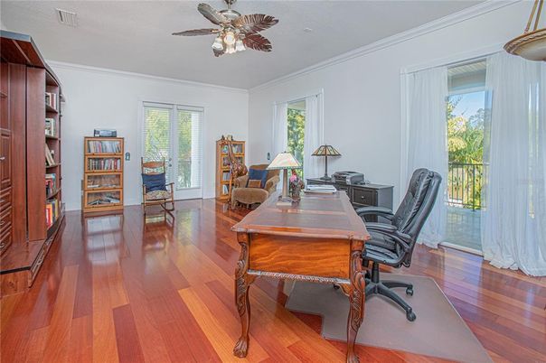 Home Office, Interior, Wood Texture Flooring