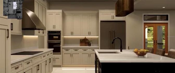 Interior, Kitchen, Recessed Lighting, Stainless Steel Appliances