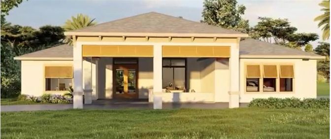 Backyard, Exterior, Facade, Modern