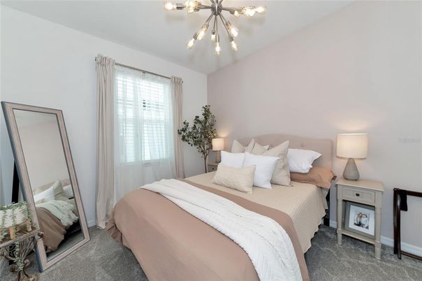 Bedroom, Interior, Pendant Lights
