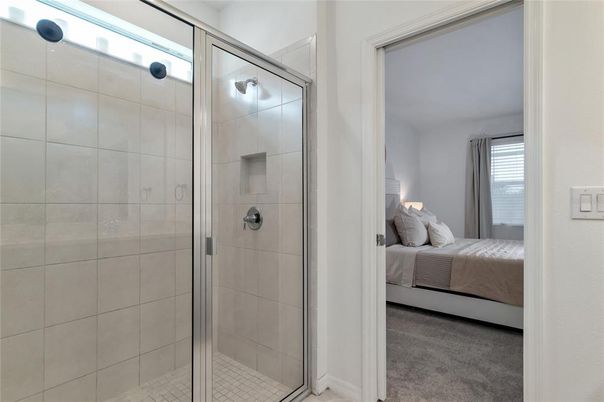 Bathroom, Bedroom, Glass Shower, Interior