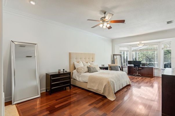 Bedroom, Interior, Wood Texture Flooring