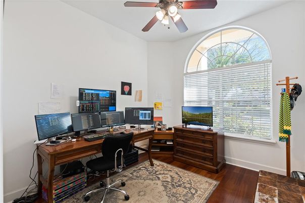 Home Office, Interior, Wood Texture Flooring