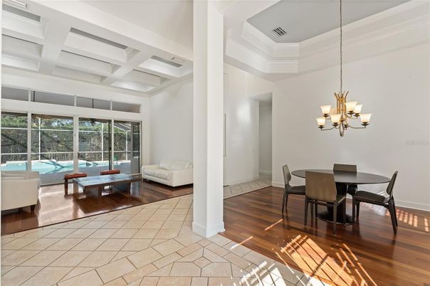 Chandelier, Dining room, Interior, Living room, Wood Texture Flooring