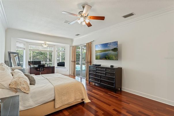 Bedroom, Home Office, Interior, Wood Texture Flooring