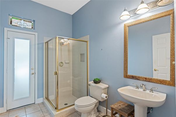 Bathroom, Glass Shower, Interior