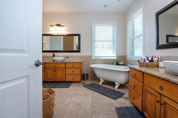 Bathroom, Dual Sink Vanities, Free Standing Baths, Interior