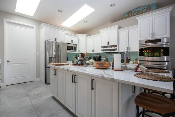 Interior, Kitchen, Recessed Lighting, Stainless Steel Appliances