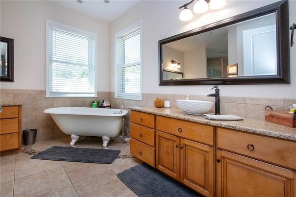 Bathroom, Dual Sink Vanities, Free Standing Baths, Interior