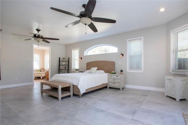 Bedroom, Interior, Recessed Lighting