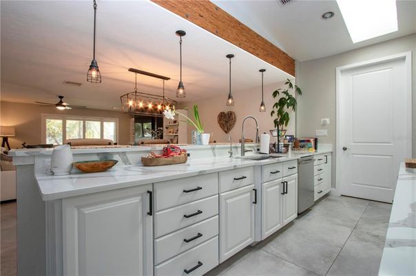 Interior, Kitchen, Pendant Lights, Recessed Lighting