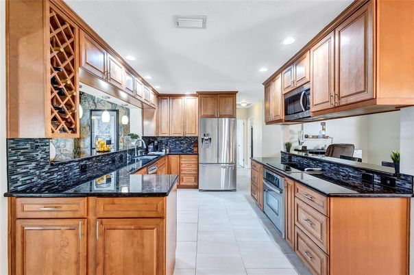 Interior, Kitchen, Recessed Lighting, Stainless Steel Appliances
