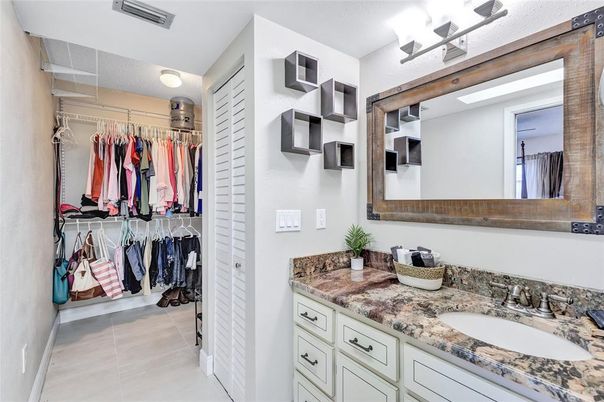 Bathroom, Dual Sink Vanities, Interior, Walk-in Closets