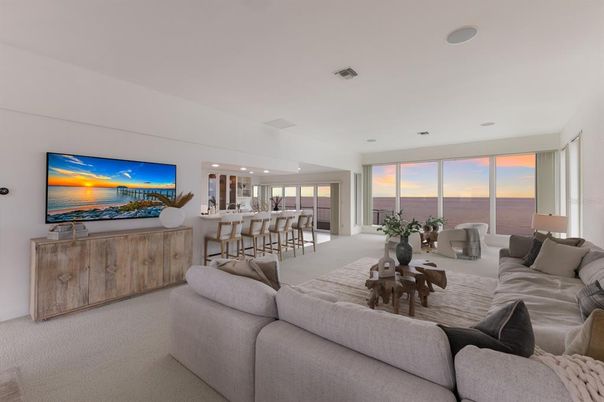 Interior, Kitchen, Living room, Recessed Lighting, Water