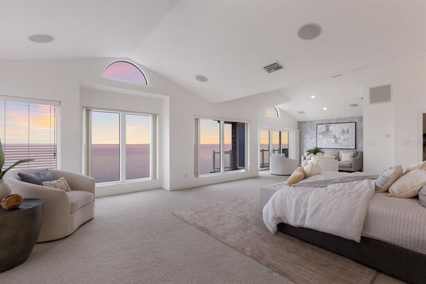 Bedroom, Interior, Recessed Lighting, Water