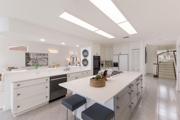 Interior, Kitchen, Recessed Lighting, Stainless Steel Appliances