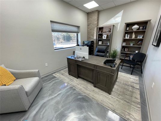 Home Office, Interior, Recessed Lighting