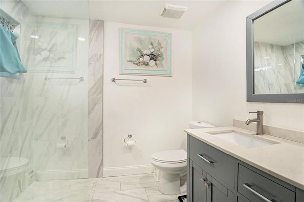 Bathroom, Glass Shower, Interior, Marble, Marble Walls