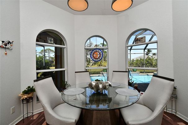 Dining room, Interior, Wood Texture Flooring