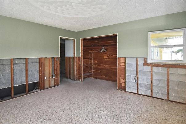 Empty room, Interior, Wooden Walls
