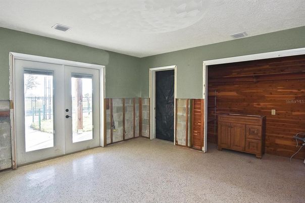 Empty room, Interior, Wooden Walls