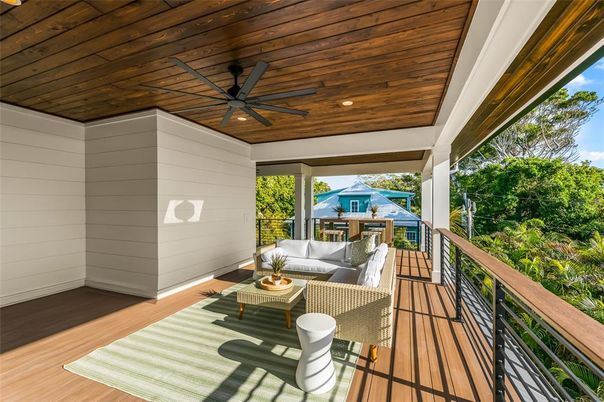 Exterior, Interior, Recessed Lighting, Wooden Ceilings, Wood Texture Flooring