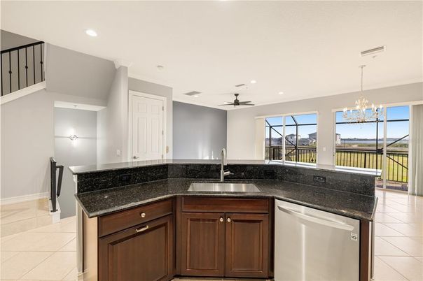 Chandelier, Interior, Kitchen, Recessed Lighting